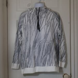 Sports Illustrated Hoodie XXL Gray White Abstract Fleece Pullover NWT Men’s